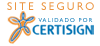 Um site validado pela Certisign indica que nossa empresa concluiu satisfatoriamente todos os procedimentos para determinar que o domínio validado é de propriedade ou se encontra registrado por uma empresa ou organização autorizada a negociar por ela ou exercer qualquer atividade lícita em seu nome.